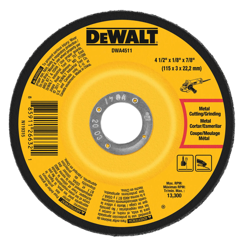 Купить Диск обдирочный DeWalt DWA4511 в интернет-магазине DNS. Характеристики, цена DeWalt DWA4511 | 5937429.
