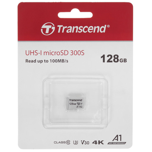 Купить Карта памяти Transcend 300S microSDXC 128 ГБ [TS128GUSD300S] в интернет-магазине DNS. Характеристики, цена  | 4900626.