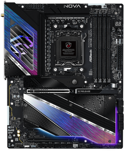 Купить Материнская плата ASRock Phantom Gaming X870E NOVA WIFI в интернет-магазине DNS. Характеристики, цена ASRock Phantom Gaming X870E NOVA WIFI | 5608930.