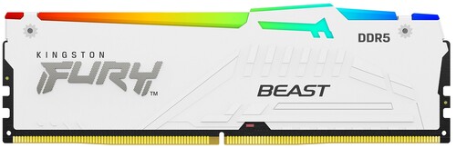 Купить Оперативная память Kingston Fury Beast AMD RGB White [KF560C36BWEA-32] 32 ГБ в интернет-магазине DNS. Характеристики, цена Kingston Fury Beast AMD RGB White | 5406699.