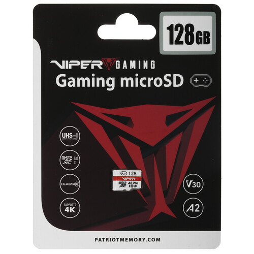 Купить Карта памяти Patriot Viper Gaming microSDXC 128 ГБ [PV128GGM32MCX] в интернет-магазине DNS. Характеристики, цена  | 5633378.