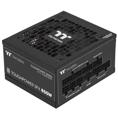 Купить Блок питания Thermaltake Toughpower SFX 850W Platinum [PS-STP-0850FNFAPE-1] черный в интернет-магазине DNS. Характеристики, цена Thermaltake Toughpower SFX 850W Platinum | 5651509.