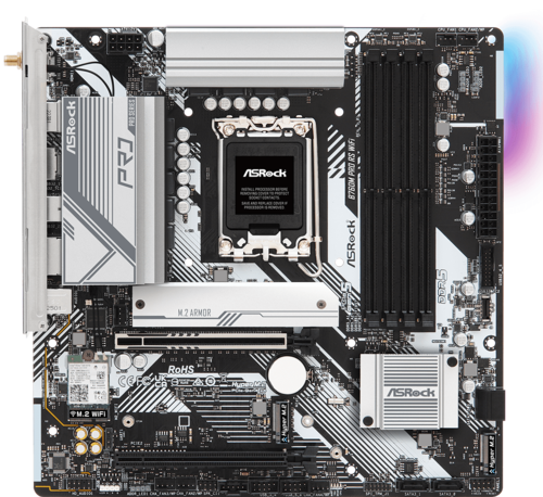 Купить Материнская плата ASRock B760M Pro RS WiFi в интернет-магазине DNS. Характеристики, цена ASRock B760M Pro RS WiFi | 5637085.