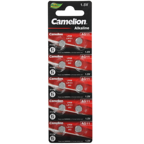 Купить Батарейка Camelion G11 LR58 (AG11/G11/LR721/362A/162) в интернет-магазине DNS. Характеристики, цена Camelion G11 | 9117671.