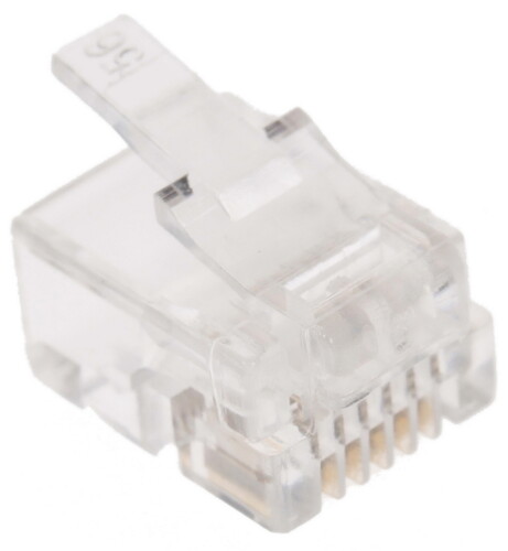 Купить Коннектор RJ12  FinePower RJ12 6P6C в интернет-магазине DNS. Характеристики, цена FinePower RJ12 6P6C | 0817531.