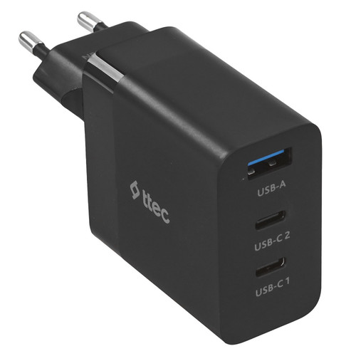 Купить Сетевое зарядное устройство TTEC SmartCharger 65W черный в интернет-магазине DNS. Характеристики, цена TTEC SmartCharger 65W | 9140732.
