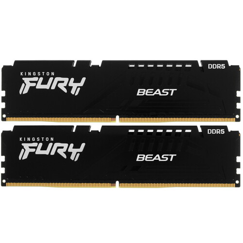 Купить Оперативная память Kingston FURY Beast Black [KF556C40BBK2-16] 16 ГБ в интернет-магазине DNS. Характеристики, цена Kingston FURY Beast Black | 5016825.