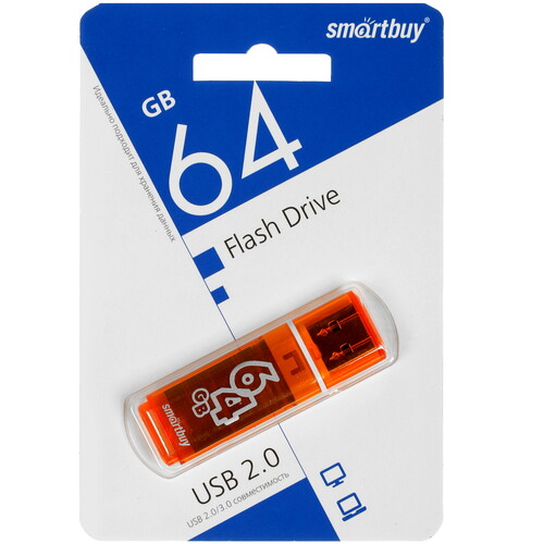 Купить Память USB Flash 64 ГБ Smartbuy Glossy [SB64GBGS-Or] в интернет-магазине DNS. Характеристики, цена Smartbuy Glossy | 5072228.