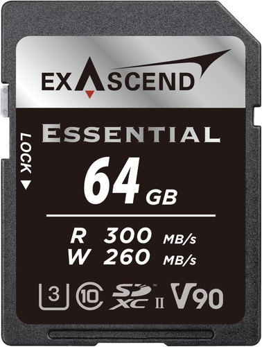 Купить Карта памяти Exascend Essential SDXC 64 ГБ [EX64GSDU2-S] в интернет-магазине DNS. Характеристики, цена  | 9315996.