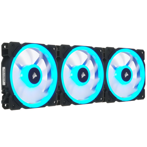 Купить Комплект вентиляторов Corsair LL120 RGB [CO-9050072-WW] черный в интернет-магазине DNS. Характеристики, цена Corsair LL120 RGB | 5610041.