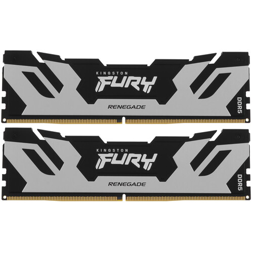 Купить Оперативная память Kingston FURY Renegade Silver [KF580C38RSK2-48] 48 ГБ в интернет-магазине DNS. Характеристики, цена Kingston FURY Renegade Silver | 5629285.