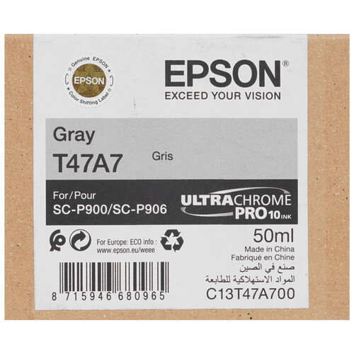 Купить Картридж Epson T47A серый в интернет-магазине DNS. Характеристики, цена Epson T47A | 4821538.