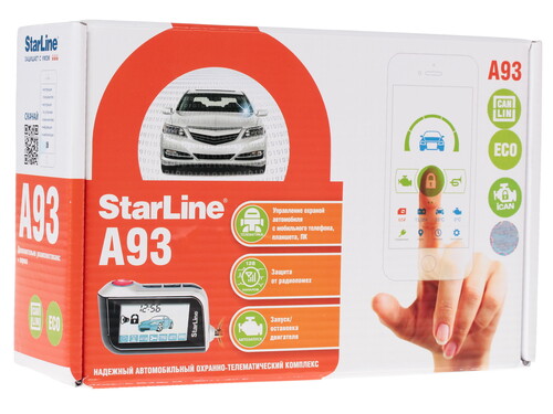Купить Автосигнализация StarLine A93 v2 2CAN+2LIN ECO в интернет-магазине DNS. Характеристики, цена StarLine A93 v2 2CAN+2LIN ECO | 1050951.