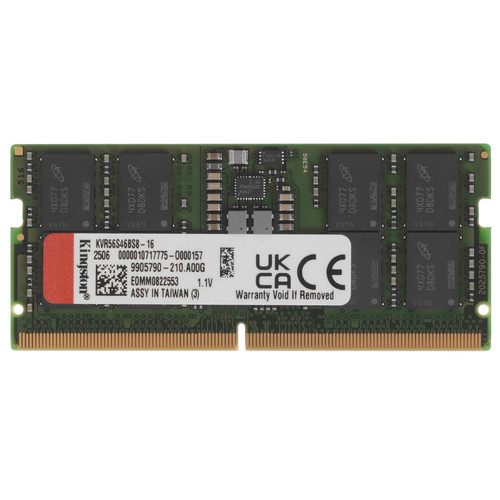 Купить Оперативная память SODIMM Kingston ValueRAM [KVR56S46BS8-16] 16 ГБ в интернет-магазине DNS. Характеристики, цена Kingston ValueRAM | 5620805.