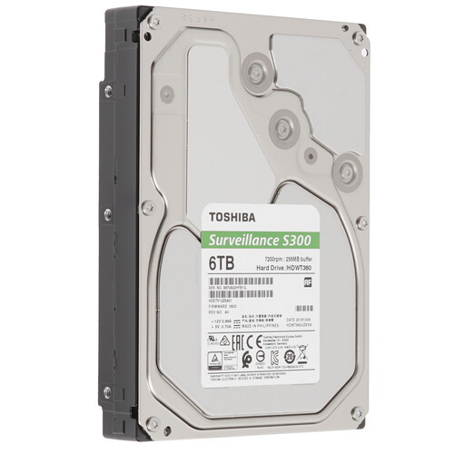 Купить Жесткий диск Toshiba S300 Surveillance [HDWT360UZSVA] в интернет-магазине DNS. Характеристики, цена Toshiba S300 Surveillance | 1258754.