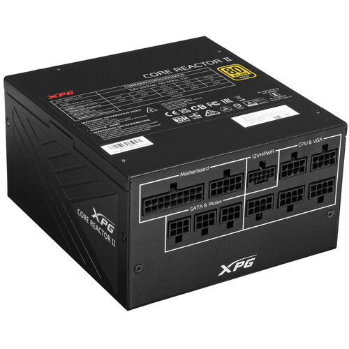 Купить Блок питания ADATA XPG CORE REACTOR II 1000 GOLD [COREREACTORII1000G-BKCE] черный в интернет-магазине DNS. Характеристики, цена ADATA XPG CORE REACTOR II 1000 GOLD | 5416314.