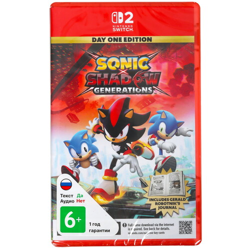 Купить Игра Sonic X Shadow Generations (Switch) в интернет-магазине DNS. Характеристики, цена Sonic X Shadow Generations | 5630224.