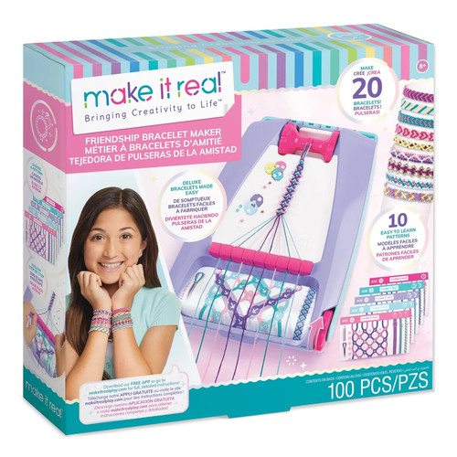 Купить Набор для творчества Make It Real Friendship Bracelet Maker в интернет-магазине DNS. Характеристики, цена Make It Real Friendship Bracelet Maker | 9319125.
