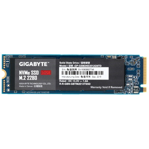 Купить 512 ГБ SSD M.2 накопитель GIGABYTE NVMe SSD [GP-GSM2NE3512GNTD ...