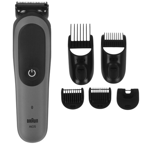Купить Триммер Braun AIO5520 серый/черный в интернет-магазине DNS. Характеристики, цена Braun AIO5520 | 5644207.