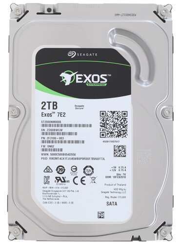 Купить Жесткий диск Seagate Exos 7E2 [ST2000NM0008] в интернет-магазине DNS. Характеристики, цена Seagate Exos 7E2 | 1184505.