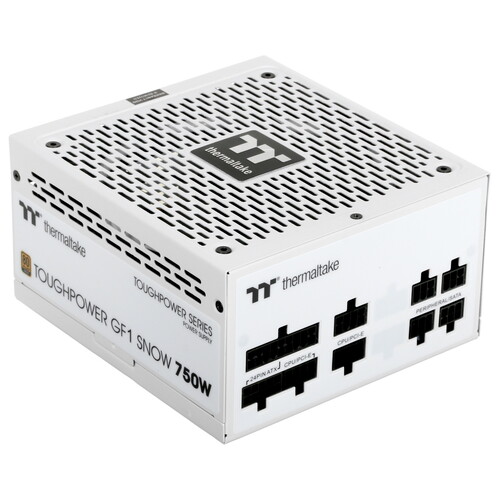 Купить Блок питания Thermaltake Toughpower GF1 Snow 750W [PS-TPD-0750FNFAGE-W] белый в интернет-магазине DNS. Характеристики, цена Thermaltake Toughpower GF1 Snow 750W | 4852086.