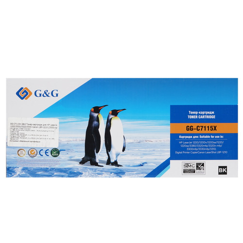 Купить Тонер-картридж лазерный G&G GG-C7115X черный в интернет-магазине DNS. Характеристики, цена G&G GG-C7115X | 9146573.