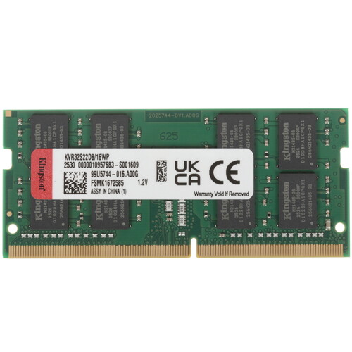 Купить Оперативная память SODIMM Kingston ValueRAM [KVR32S22D8/16WP] 16 ГБ в интернет-магазине DNS. Характеристики, цена Kingston ValueRAM | 5636833.