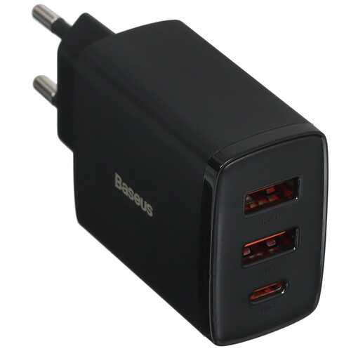 Купить Сетевое зарядное устройство Baseus Compact 2U+C черный в интернет-магазине DNS. Характеристики, цена Baseus Compact 2U+C | 5495784.