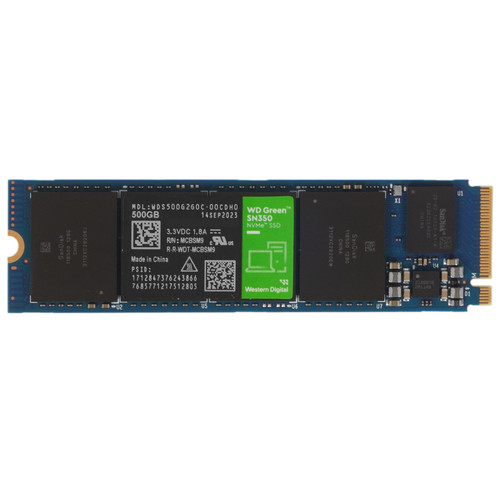 Купить 500 ГБ M.2 NVMe накопитель WD Green SN350 [WDS500G2G0C] в интернет-магазине DNS. Характеристики, цена WD Green SN350 | 5605696.