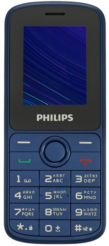 Купить Сотовый телефон Philips Xenium E2101 синий в интернет-магазине DNS. Характеристики, цена Philips Xenium E2101 | 5079281.