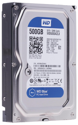Купить 500 ГБ Жесткий диск WD Blue [WD5000AZLX] в интернет-магазине DNS. Характеристики, цена WD Blue | 0159825.