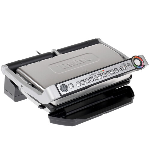 Купить Гриль Tefal Optigrill+ XL GC724D12 серебристый в интернет-магазине DNS. Характеристики, цена Tefal Optigrill+ XL GC724D12 | 1662191.