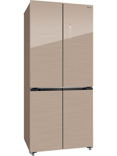 Купить Холодильник многодверный   HIBERG RFQ-600DX NFGY inverter бежевый в интернет-магазине DNS. Характеристики, цена HIBERG RFQ-600DX NFGY inverter | 9168751.