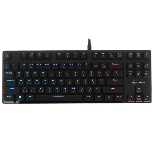 Купить Клавиатура  проводная Sharkoon PureWriter TKL RGB в интернет-магазине DNS. Характеристики, цена Sharkoon PureWriter TKL RGB | 1396532.