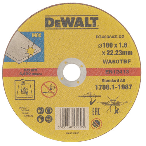 Купить Диск отрезной DeWalt DT42380Z-QZ в интернет-магазине DNS. Характеристики, цена DeWalt DT42380Z-QZ | 5335349.