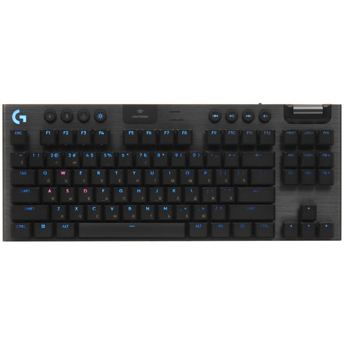 Купить Клавиатура  проводная + беспроводная Logitech G915 X LIGHTSPEED TKL цвет черный в интернет-магазине DNS. Характеристики, цена Logitech G915 X LIGHTSPEED TKL | 5637157.