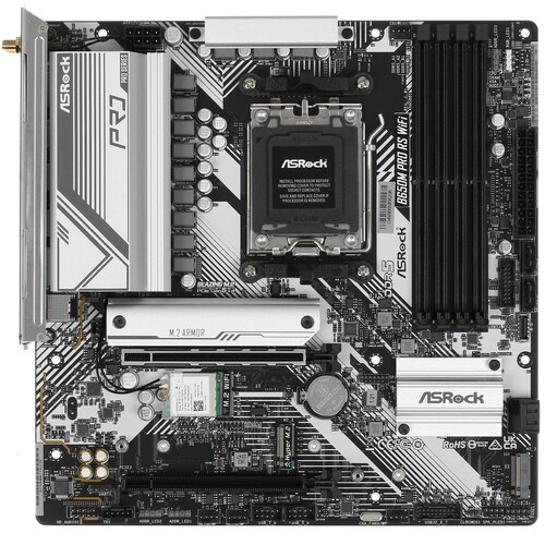 Купить Материнская плата ASRock B650M Pro RS WiFi в интернет-магазине DNS. Характеристики, цена ASRock B650M Pro RS WiFi | 5417148.
