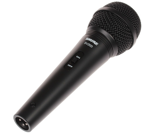 Купить Микрофон Shure SV200-A черный в интернет-магазине DNS. Характеристики, цена Shure SV200-A | 1073551.