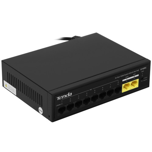 Купить Коммутатор Tenda S110PC в интернет-магазине DNS. Характеристики, цена Tenda S110PC | 9114620.