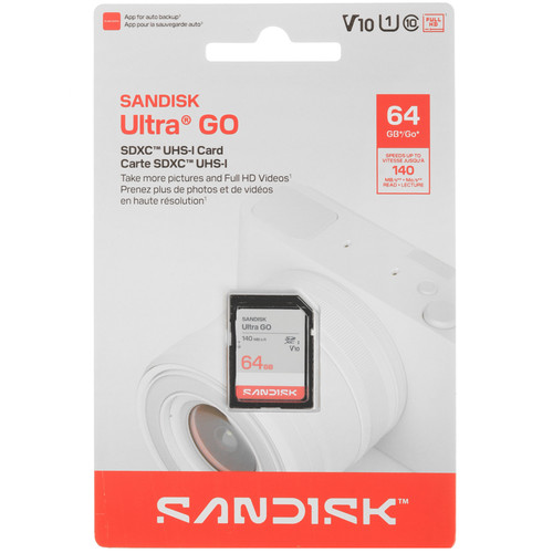 Купить Карта памяти SanDisk Ultra GO SDXC 64 ГБ [SDSDUGN-064G-GN6IN] в интернет-магазине DNS. Характеристики, цена  | 5923713.