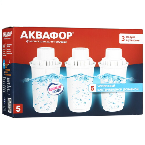 Купить Комплект картриджей для фильтра Аквафор B100-5 в интернет-магазине DNS. Характеристики, цена Аквафор B100-5 | 5446701.
