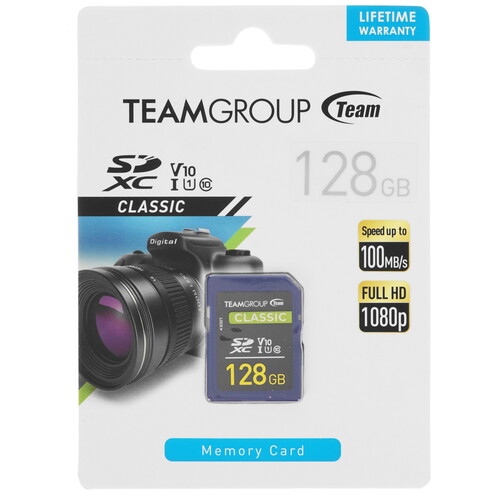 Купить Карта памяти TEAMGROUP Classic SDXC 128 ГБ [TSDXC128GIV1001] в интернет-магазине DNS. Характеристики, цена  | 5006907.