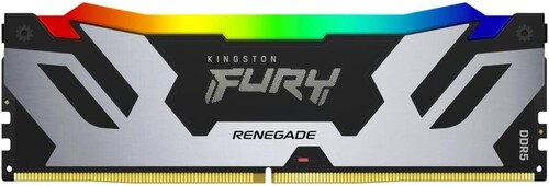 Купить Оперативная память Kingston FURY Renegade Silver RGB [KF572C38RSA-16] 16 ГБ в интернет-магазине DNS. Характеристики, цена Kingston FURY Renegade Silver RGB | 5090201.