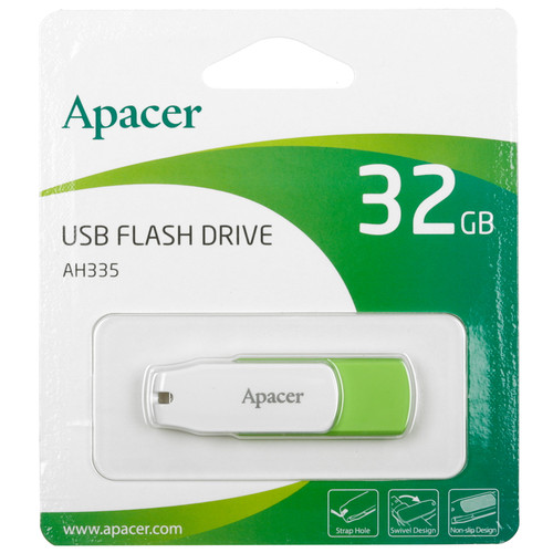 Купить Память USB Flash 32 ГБ Apacer AH335 [AP32GAH335G-1] в интернет-магазине DNS. Характеристики, цена Apacer AH335 | 4900856.