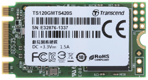 Купить 120 ГБ M.2 SATA накопитель Transcend MTS420 [TS120GMTS420S] в интернет-магазине DNS. Характеристики, цена Transcend MTS420 | 1201962.