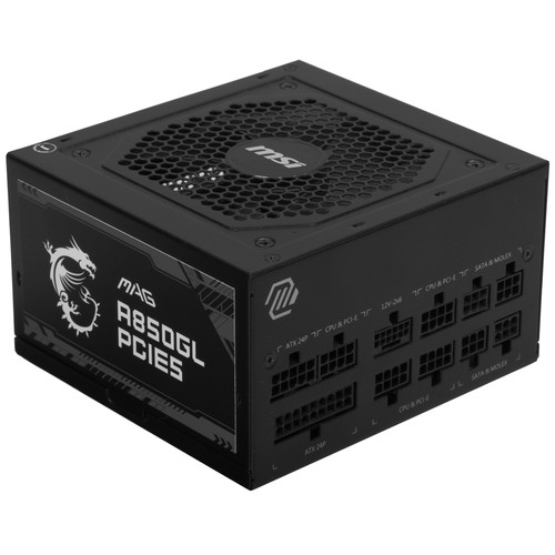 Купить Блок питания MSI MAG A850GL PCIE5  черный в интернет-магазине DNS. Характеристики, цена MSI MAG A850GL PCIE5 | 5449947.