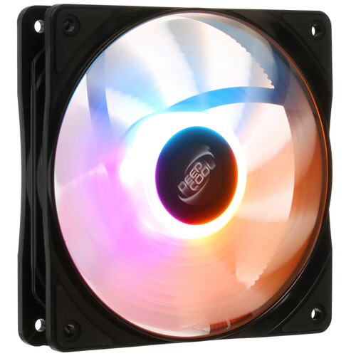 Купить Вентилятор DEEPCOOL RF120 FS [DP-FLED3-RF120-FS] черный в интернет-магазине DNS. Характеристики, цена DEEPCOOL RF120 FS | 1670948.