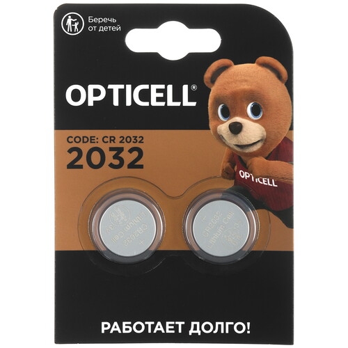 Купить Батарейка Opticell CR2032 в интернет-магазине DNS. Характеристики, цена Opticell | 5434058.