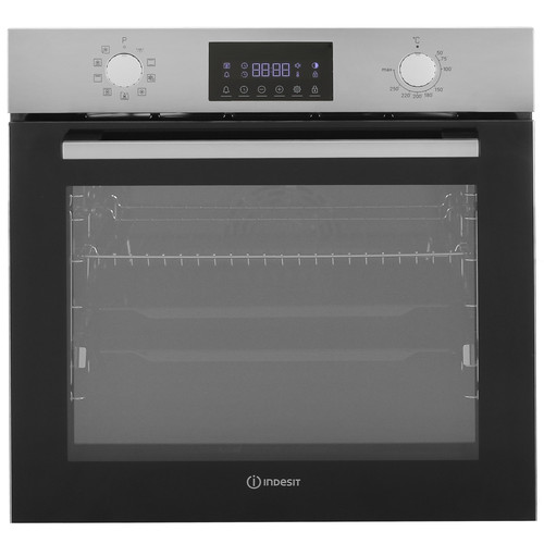 Купить Электрический духовой шкаф Indesit IFE 3841 JC IX серебристый в интернет-магазине DNS. Характеристики, цена Indesit IFE 3841 JC IX | 9100984.